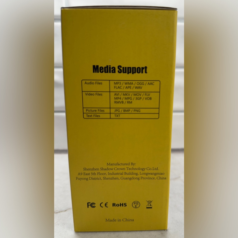 Ace of Spade Yellow Portable LED Projector - Picture 3 of 3
